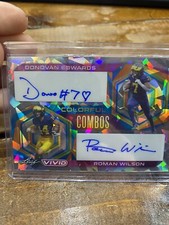 2023 Leaf Vivid Donovan Edwards Roman Wilson Crystal 3/9 Auto