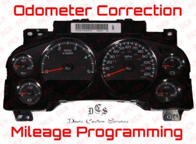 07-14 SILVERADO TAHOE YUKON AVALANCHE SUBURBAN SIERRA GMC CHEVROLET VELOCÍMETRO  - Imagem 1 de 4