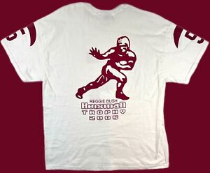 Vintage NFL Reggie Bush Heisman Trophy 2005 T Shirt Mens Size XL #5 Logo Rare