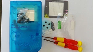 HOUSING GAMEBOY CLASSIC POKEMON CLEAR BLUE NEW - Picture 1 of 1