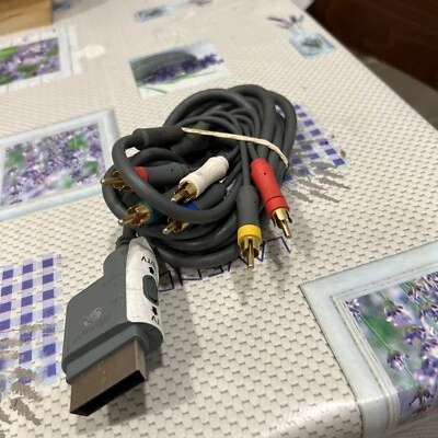 XBOX 360 Official Microsoft 360 Component HD AV Cable TV HDTV Optical Output - Image 1 of 4