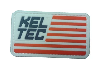 KELTEC Tactical Morale Flag Patch SHOT-SHOW 2025 pvc H&L NEW White - Picture 1 of 4