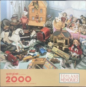 Vintage Springbok Jigsaw Puzzle - TOYLAND MEMORIES - 2000Pcs Pre-Owned Complete - Picture 1 of 1