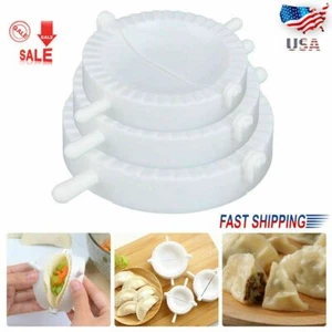 3Pcs Dumpling Maker Mold Dough Press Meat Pie Pastry Empanada DIY Mould Tool USA - Picture 1 of 11