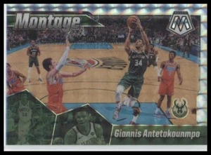 2019-20 Panini Mosaic #15 Giannis Antetokounmpo Montaje Mosaico Prizm - Imagen 1 de 2