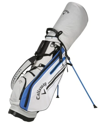 Callaway 2025 CHEV-Korea Edition Golf Stand Bag 9" 4Way 6lb PE Ups Gray/Blue/Wht - Image 1 of 4