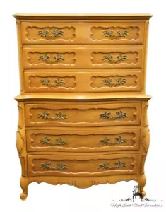 HIGH END VINTAGE French Provincial 41" Chest on Chest 686-11 - Picture 1 of 10