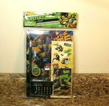 Teenage Mutant Ninja Turtles Calculator Stationery Set School Supplies NEW