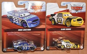 DISNEY PIXAR CARS CHUCK ARMSTRONG & CLAUDE SCRUGGS NEW - Picture 1 of 8