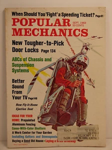 Popular Mechanics Mag. Vintage September 1969, ABCs Chassis & Suspension. 9000 - Picture 1 of 2