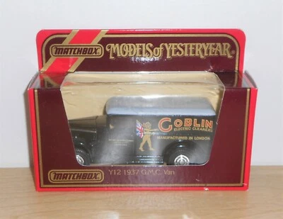 Matchbox MODELS OF YESTERYEAR Y12-5.2(S) 1937 GMC VAN "GOBLIN" - Image 1 of 2