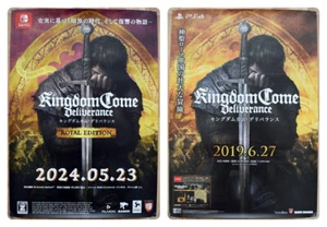 Kingdom Come Deliverance RARE PS4 Switch 51.5cm x 73cm Japanese Promo Poster Set - Picture 1 of 4