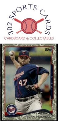 2014 Topps обновление #US-319 Ricky Nolasco камуфляж #/99 - Изображение 1 из 2
