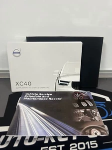 VOLVO XC40 OWNERS HANDBOOK / SUPPLEMENT TO MANUAL + WALLET 2017~2022 (2020) - Picture 1 of 6