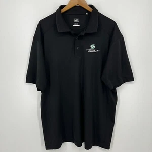 Sacramento State Hornets Polo Shirt Men's 2XL Black CSUS Cutter & Buck - Picture 1 of 11