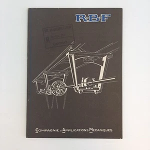 R-B-F Book By Antonio Badoni - Mechanical Applications Company Year 1924 - Picture 1 of 4