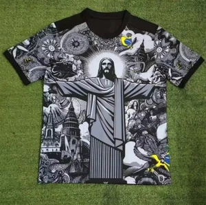 Brazil Christ The Redeemer Special Football Shirt - Picture 1 of 2