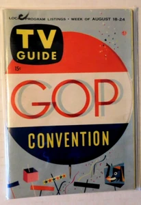 TV GUIDE #177 Aug 18, 1956 GOP Convention - Picture 1 of 1