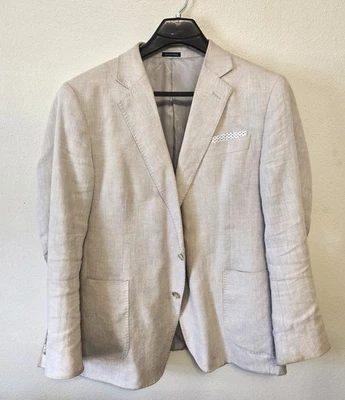 Abrigo deportivo Stafford para hombre blanco talla 44 regular Foto 1 de 4