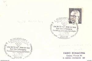 Germany 1975 World Health Day. meeting special postmark - Picture 1 of 1