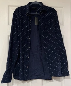 John Varvatos USA size large long sleeve button down star shirt NEW with tags - Picture 1 of 7