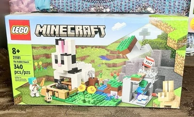 LEGO Minecraft The Rabbit Ranch 21181 Ages 8+ 340 Pieces 2022 - Image 1 of 4