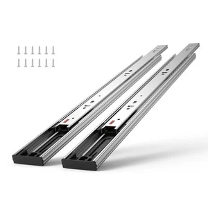 VEVOR Drawer Slides Side Mount Rails, Soft-Close10 Pairs 22 Inch, Heavy Duty Ful - Picture 1 of 1