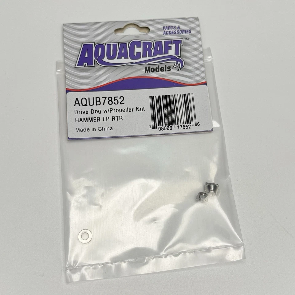 AquaCraft AQUB7852 HAMMER EP Drive Dog w/ Prop Nut RC Boat Replacement Part NEW - Image 1 of 4