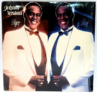 Johnny Ventura– "Ayer Y ...Hoy"   1989 - CBS DIL 80229 - Compilation - Salsa LP - Image 1 of 4