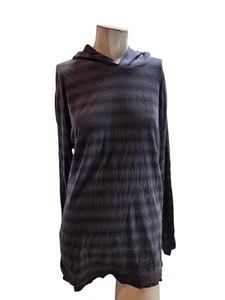 Vince Men's Sweater Extra Large Cotton Modal Striped Pure Hoodie Pullover - Picture 1 of 10