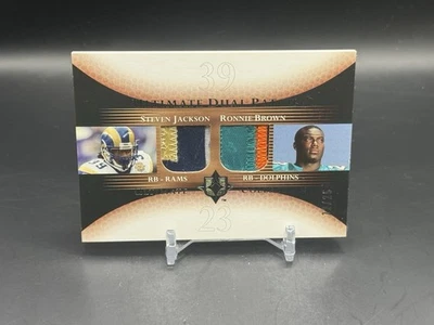 Steven Jackson-Ronnie Brown 2005 Ultimate Collection Dual Jersey Patch /25 - Image 1 of 2