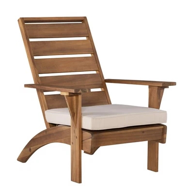 Home Décor Caitlyn Brown Outdoor Chair, Natrual/White - Image 1 of 4