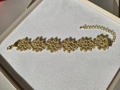 Armband Bracelet Gehäkelt Handarbeit Schmuck Unikat - Bild 1 von 4