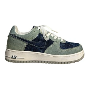 Nike Air Force 1 Low Premium Denim 308837-041 Men 7 / W 8.5 EUC 2005 - Picture 1 of 15