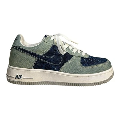 Nike Air Force 1 Low Premium Denim 308837-041 Men 7 / W 8.5 EUC 2005 - Image 1 of 4