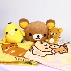 Rilakkuma Collector Lot 5 Items Plush Hanky 2006 2015 2017 San-X Vintage Japan - Picture 1 of 15