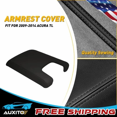 Center Lid Console Leather Armrest Cover Protector Black 2009-2014 For Acura TL Foto 1 de 4