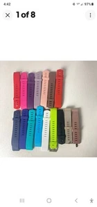 Fitbit Charge 2 BAND Lot 16 Pieces - 13 Large 3 Small - Silicone Wristband - Picture 1 of 8