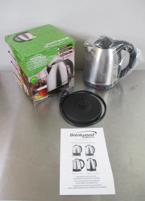 BRENTWOOD KT-1780 Stainless Steel Electric Cordless Tea Kettle (6.3 Cups) NEW!! - Image 1 of 4