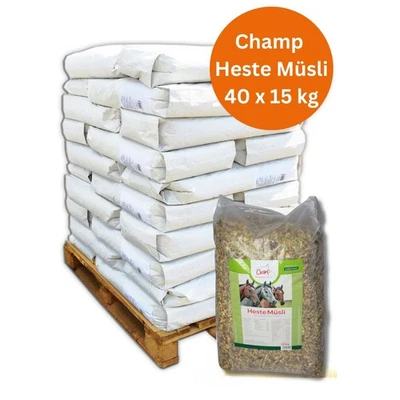 Palette ScanFarm Champ Pferdemüsli 600 kg, 40x 15 kg (0,90 EUR/kg) - Bild 1 von 2