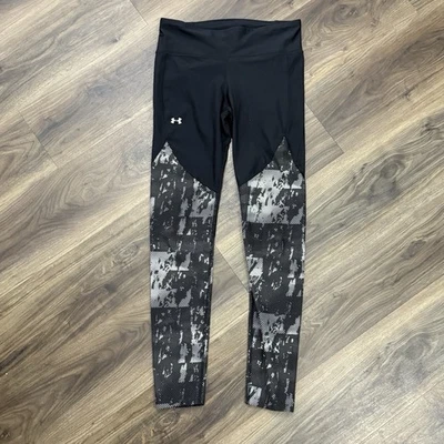 Leggings de compressão Under Armour calças de ioga femininas treinamento médio - Imagem 1 de 3