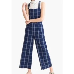 J. Mono Crew Pierna Ancha Ventana Talla 8 Azul Blanco 100% Algodón NUEVO - Imagen 1 de 6