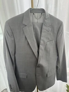 Calibre Suit Grey Jacket Size 38/ Small And Pants 32 Waist Wool/silk As New - Picture 1 of 13