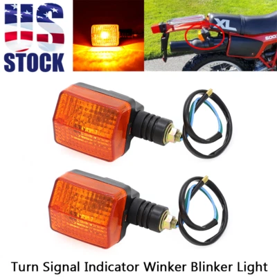Par de indicadores intermitentes de señal de giro trasero para Honda XR650L 93-20 XR250L 1991-96 EE. UU. Foto 1 de 4