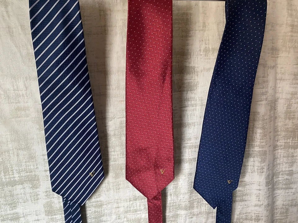 Set of 3 Rodolfo Vittorio handmade ties new - Image 1 of 4