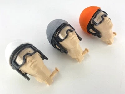 Cabeza de piloto de parapente/planeador BMP RC, casco, forro, visera (escala 1:5) Foto 1 de 4