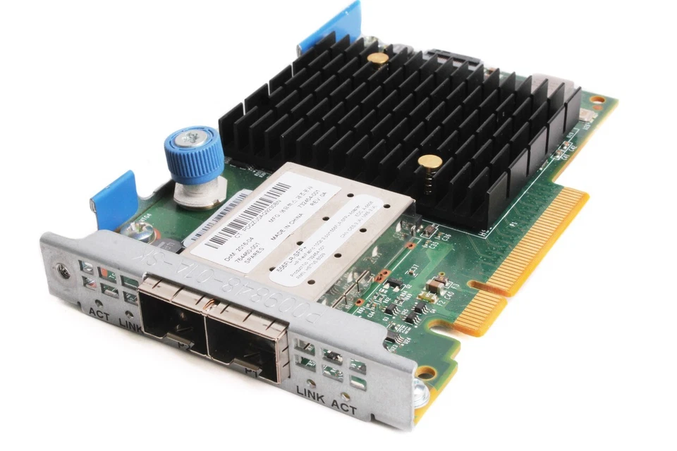 HP 556FLR-SFP+ Dual Port 10Gb SFP PCI-e 3.0 x8 Server Network Adapter 732454-001 - Image 1 of 1