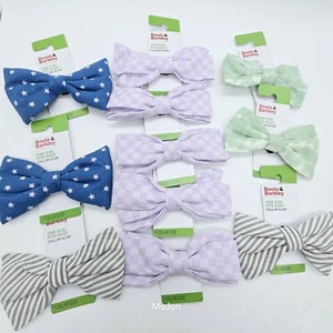 Lot Of 11 Boot & Barkley Collar Slide Bowtie Gray Stripe Blue Star Purple Green - Picture 1 of 9