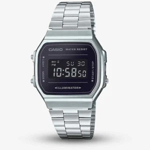 Casio A168WEM-1EF Reloj Digital Clásico Acero Inoxidable Unisex Retro Elegante - Imagen 1 de 1
