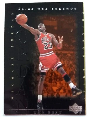 MICHAEL JORDAN, 1999-00 UPPER DECK NBA LEGENDS, "THE BEST" #89 - Image 1 of 4